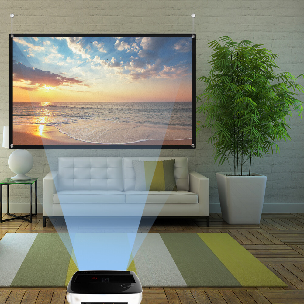 Anti Crease Projector Screen Wall Projector Screen Roll Up Projector Screen