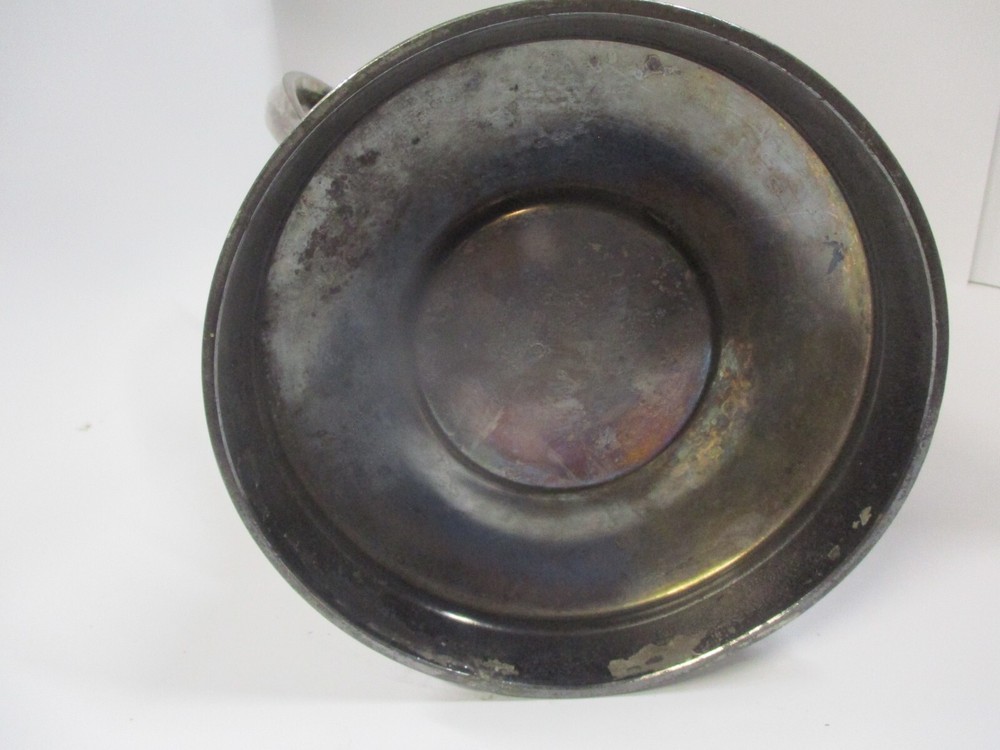 REED & BARTON SILVER PLATE TILTING TIPPING PITCHER Dated May 13, 1878