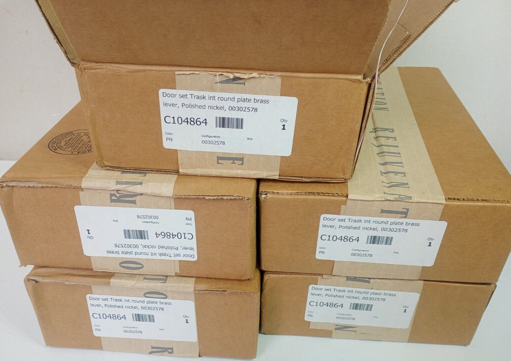 New Rejuvenation "Trask" Solid Brass Interior Door Door Knob Set