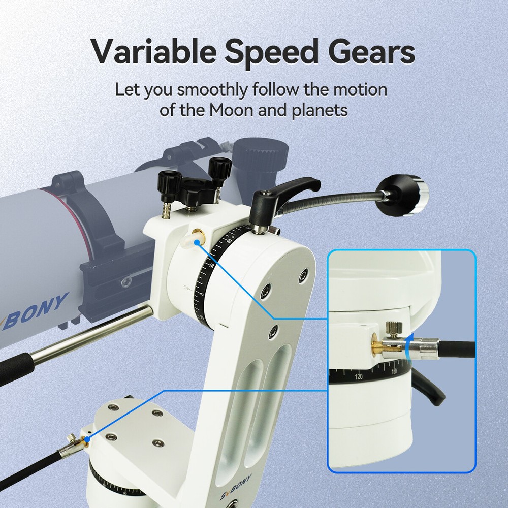 SVBONY SV225 Adjustable Angle Alt-Azimuth Telescope Mount Fit Visual Astronomy