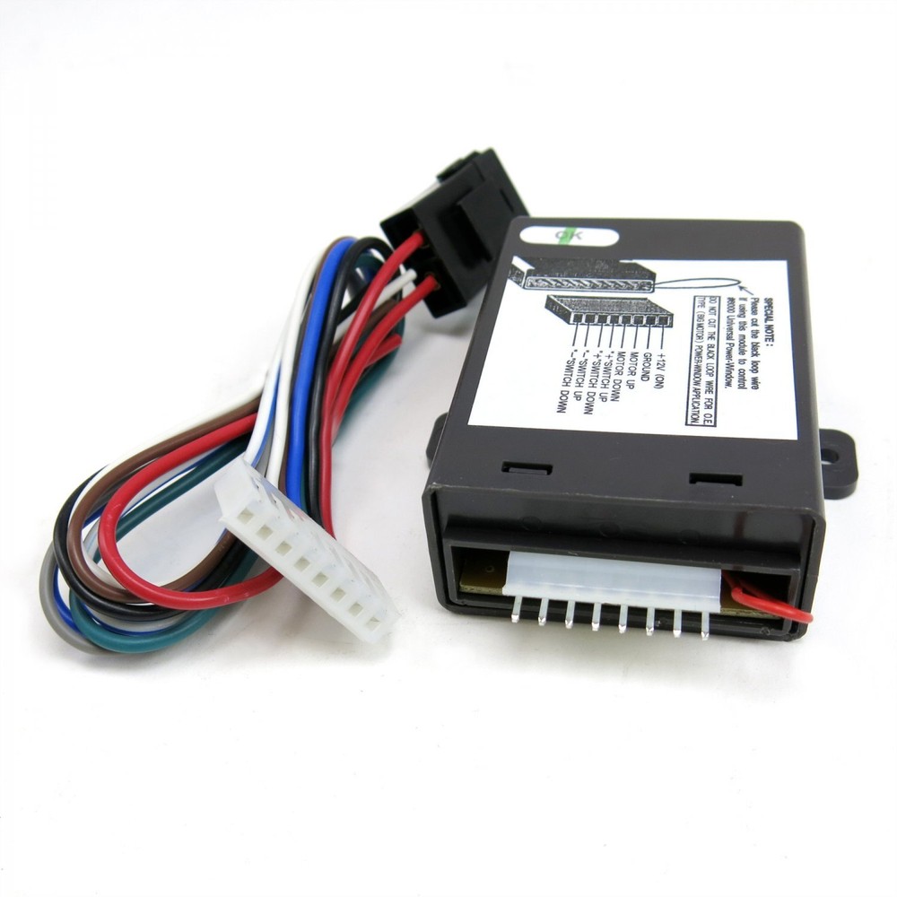 One Touch Up & Down Power Window Modular Control Unit + Wiring Harness Car V8