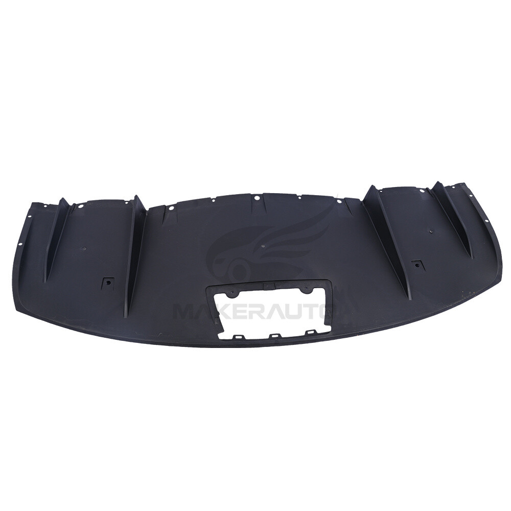 Rear Bumper Tray Shield Diffuser Tow Hitch Cover Cap For Tesla Model X 2015-2021