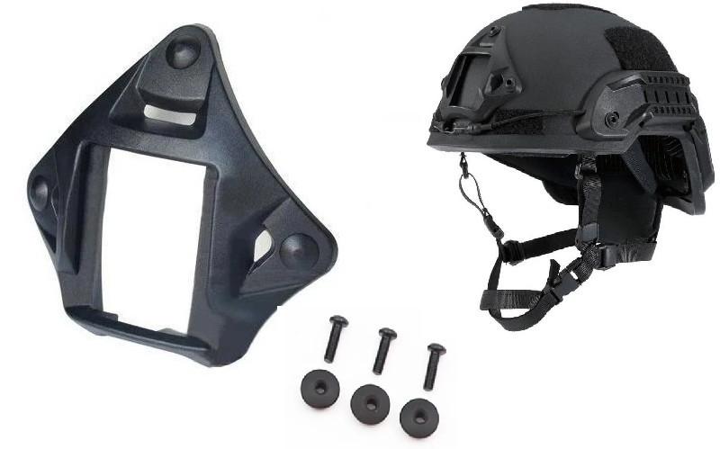 Helmet Mounting Bracket for Night Vision Devices | Black VAS Shroud |