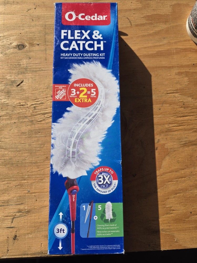 Dusting Kit Heavy Duty Dusting Kit Extendable Handle 3ft 5 Refills