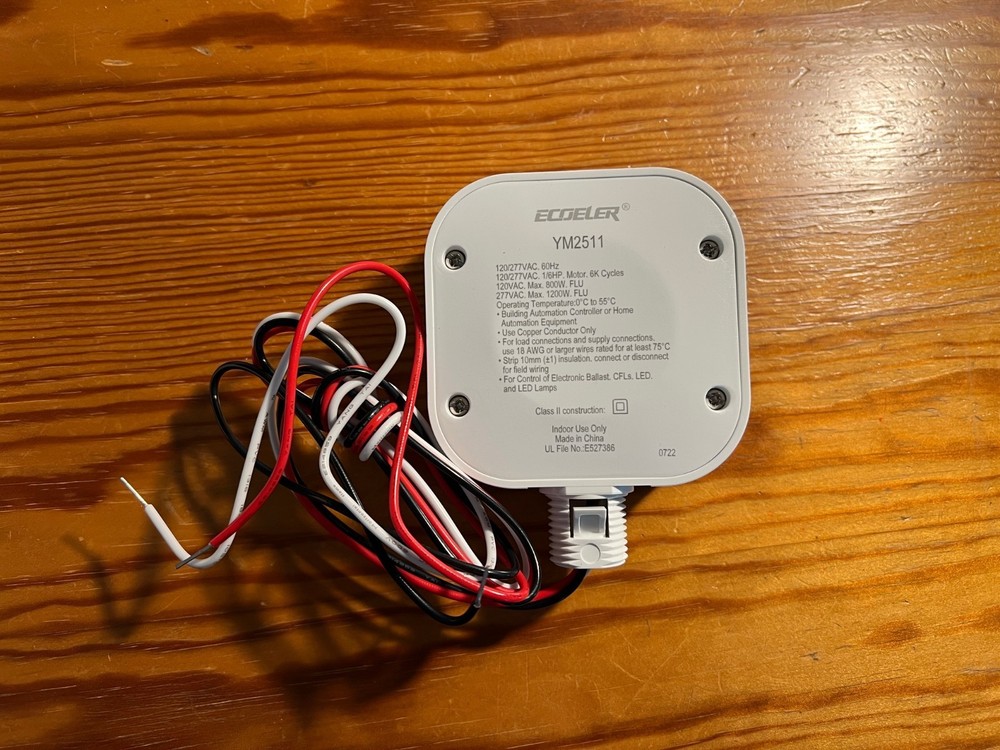 ECOELER PIR Motion Sensor Switch, High Bay Fixture Mount Model YM2511