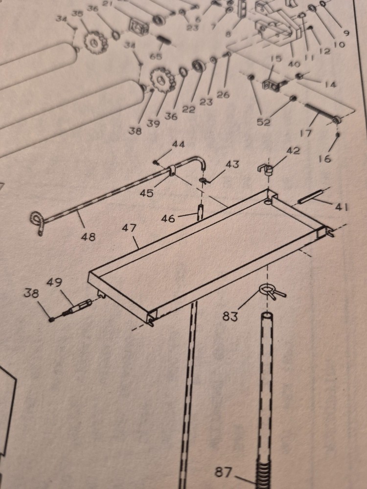 Didde Web Press CompuPress--Webcom 700-- or 860 Water Tray