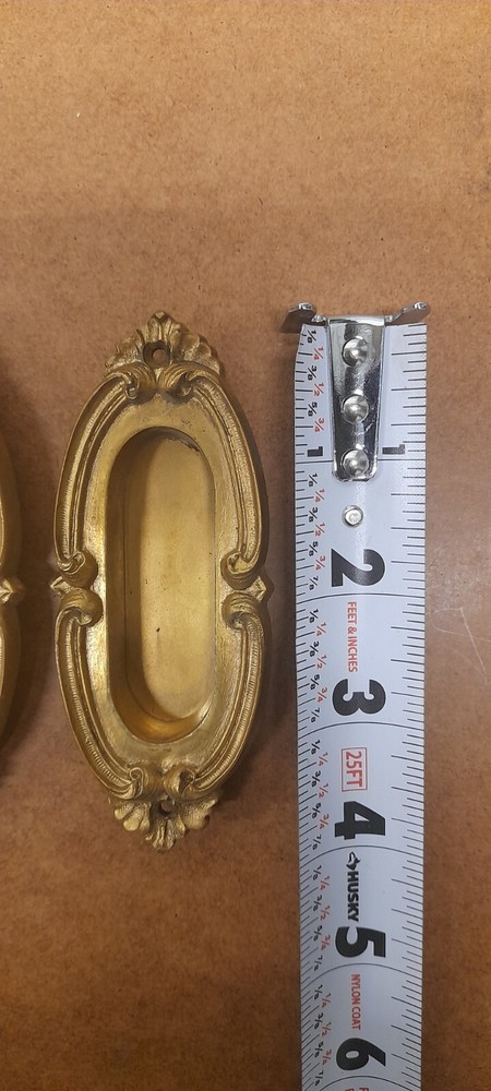 1800's ANTIQUE WINDOW PULL VICTORIAN BRASS