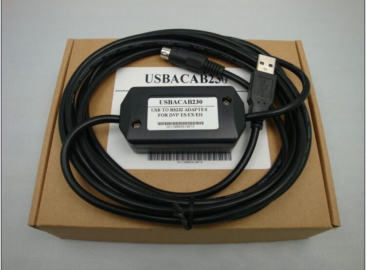 NEW   PLC Programming Cable USB-DVPACAB230 USB-DVP Connecting Line #H3527 YD