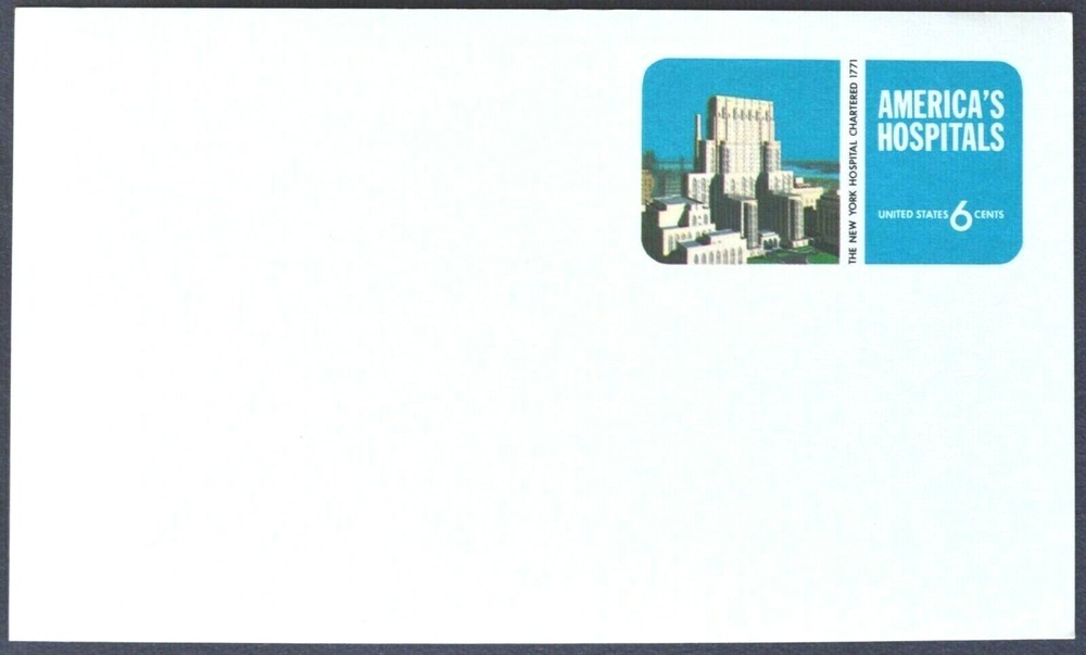 1971 US Sc. #UX60 postal card, 6 cent, mint, sharp corners, excellent condition