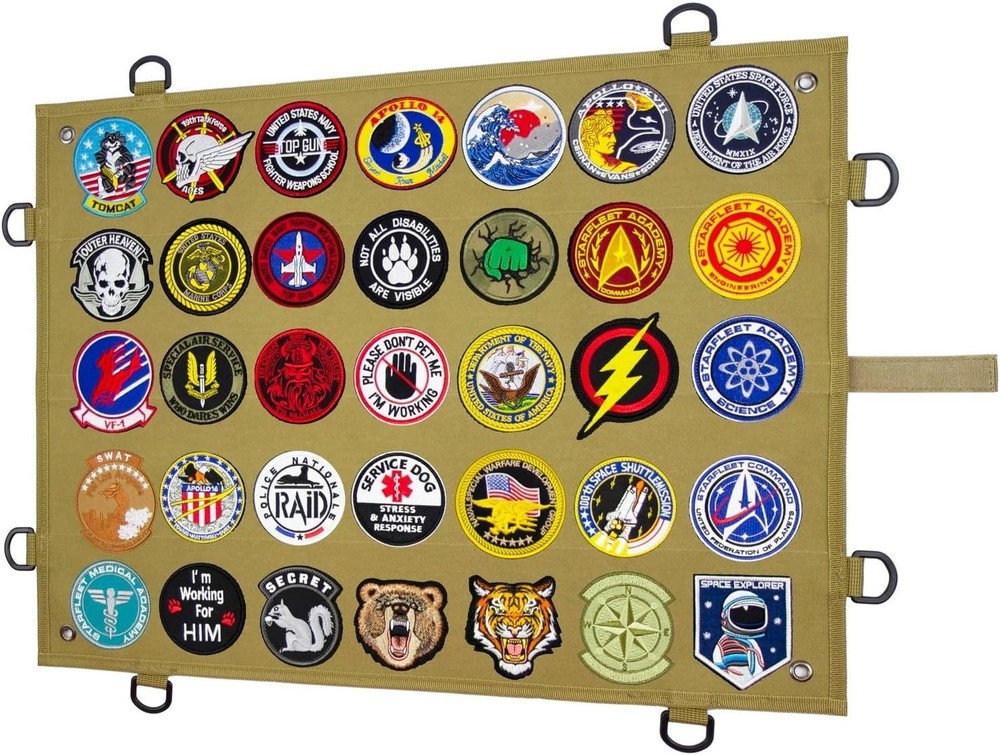 Versatile Tactical Patch Display Panel, 18" x 24" – Perfect for Collectors