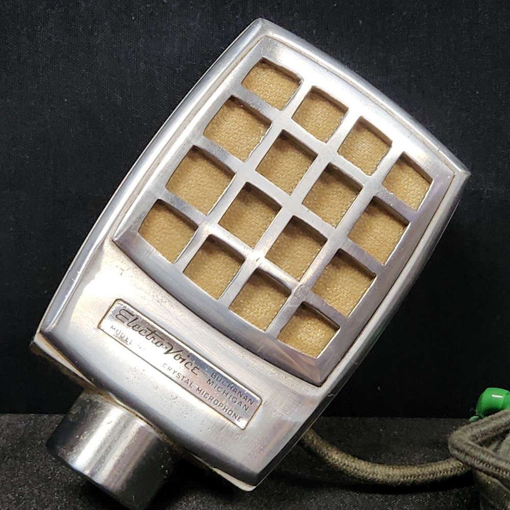 Vintage Electro-Voice EV Model 915 1950s Crystal Microphone *Untested*