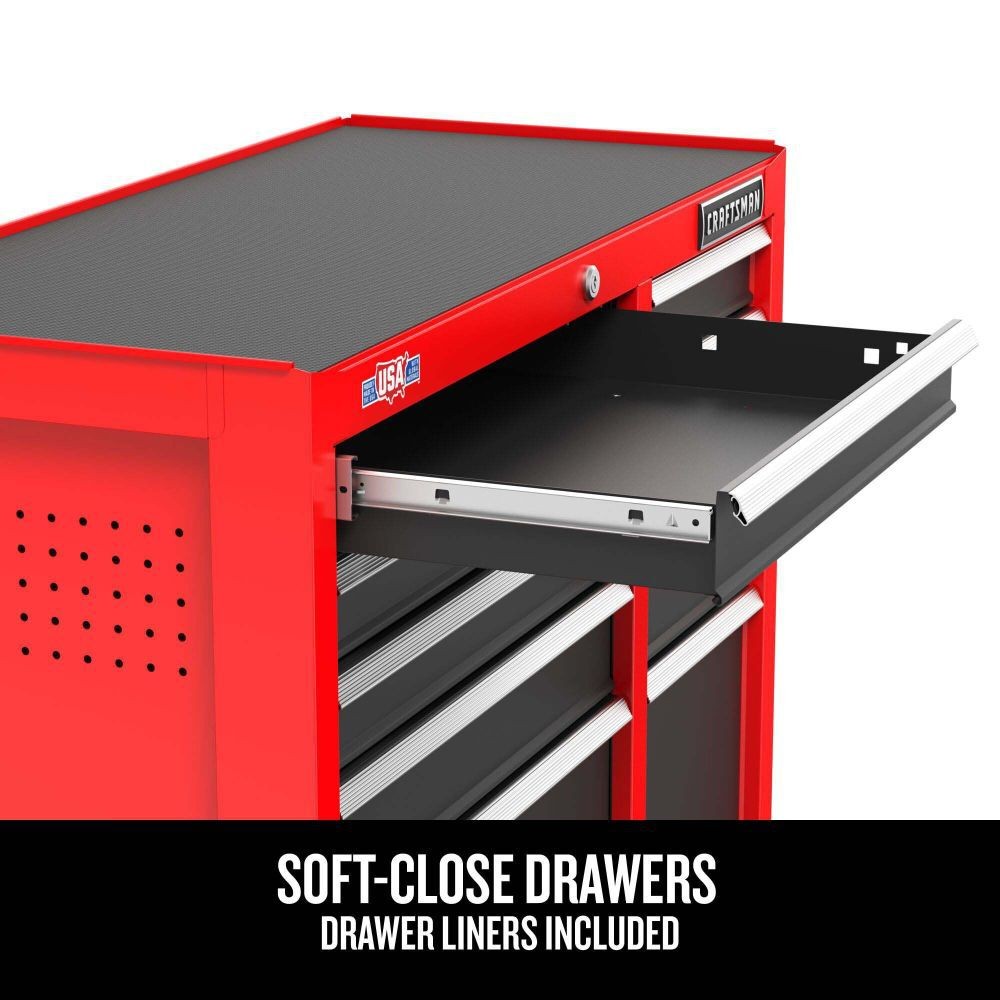 Craftsman S2000 26 Inch 5-Drawer Rolling Tool Cabinet