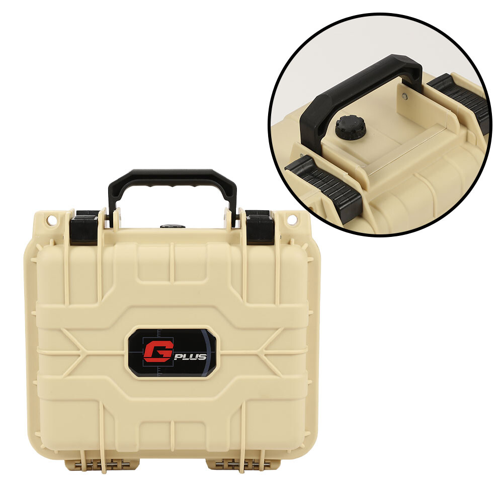 Waterproof Graded Card Storage Box Deep Travel Case Slab Holder&Protector Beige
