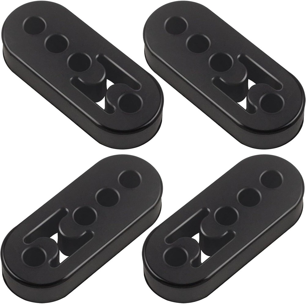 4Pc Performance Polyurethane Rubber Exhaust Hangers Adjustable Muffler Universal