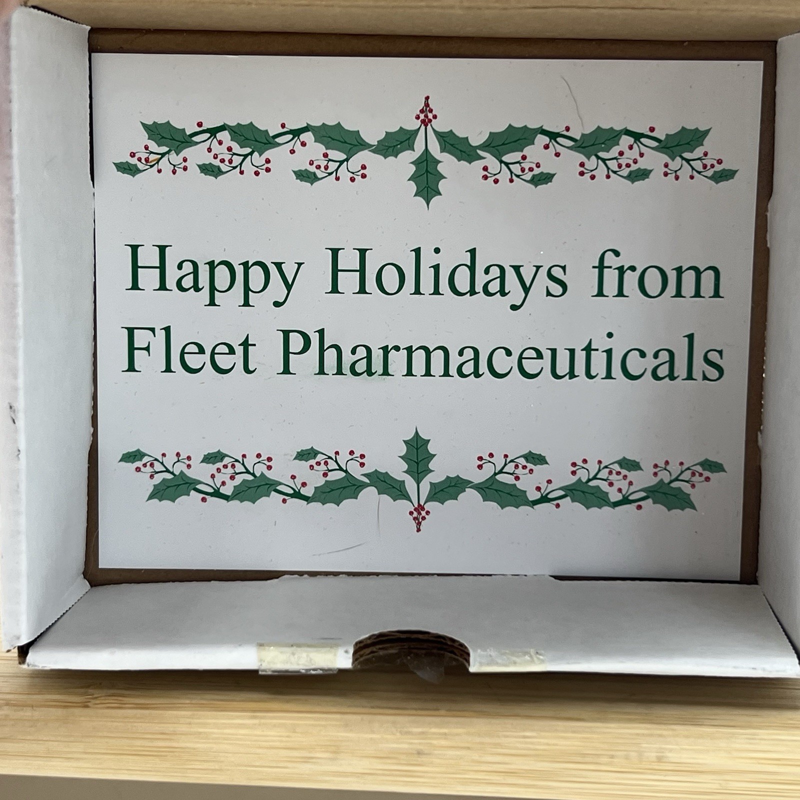 Pharmaceutical Drug Rep Fleet Enema Plush 2003 5” EneMAN Christmas Collectible