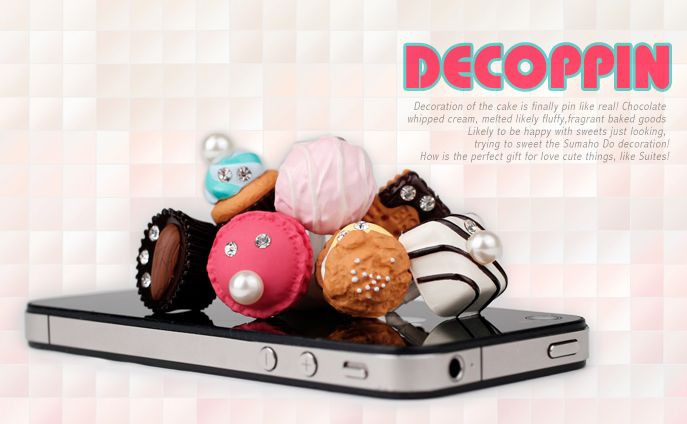 DECOPPIN Sweets Earphone Jack Accessory (Macaroon)