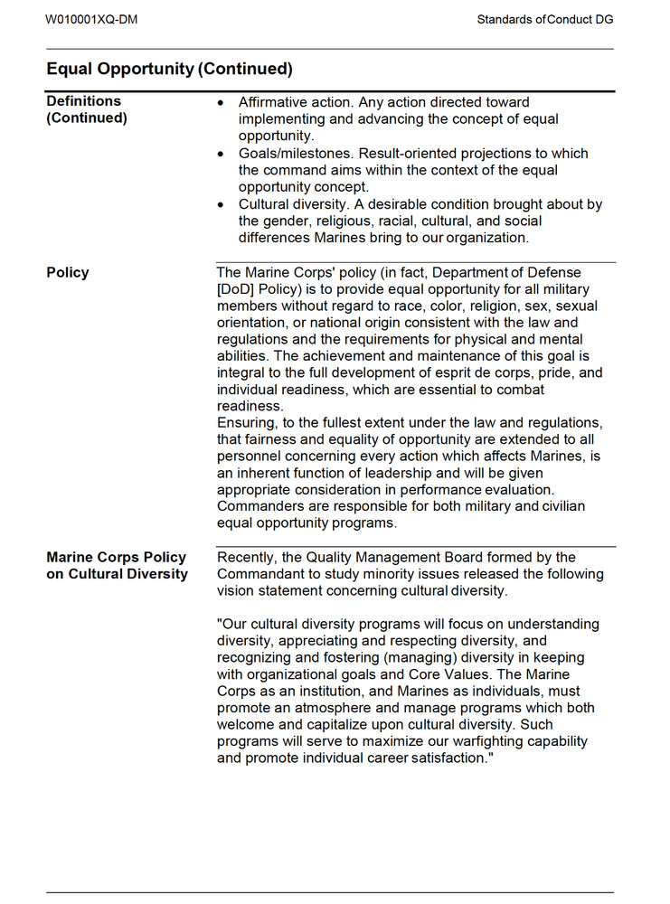 2,301 page USMC Warrant Officer Basic Course Training Materials on Data CD