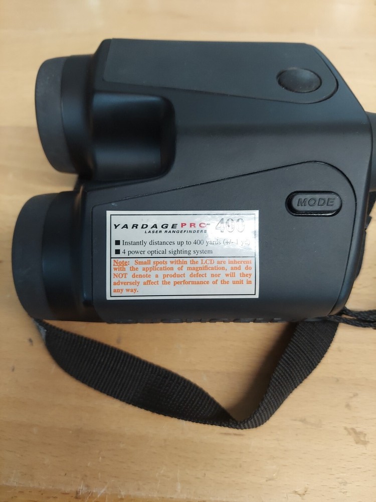 Bushnell Yardage Pro 400 Rangefinder Laser Ranging System With Strap and Case