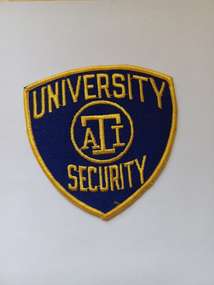 Police Security University Shoulder Patch