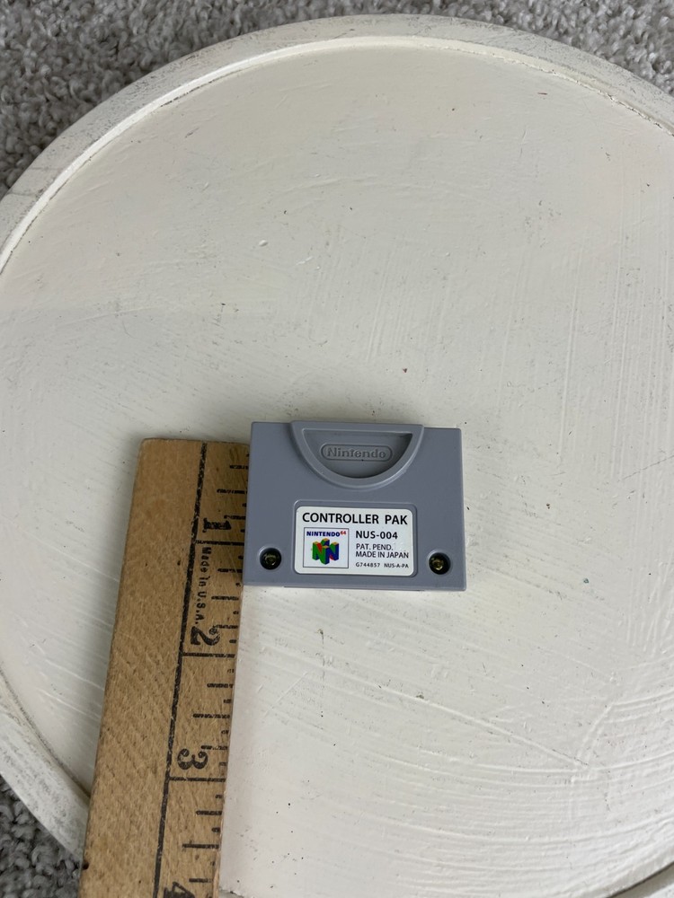 Nintendo 64 N64 Controller Pak Memory Card NUS-004 Tested/Works
