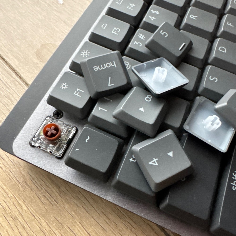 Logitech MX Mechanical Keyboard ~ Replacement Key Keycaps ~ Graphite Gray YR0082