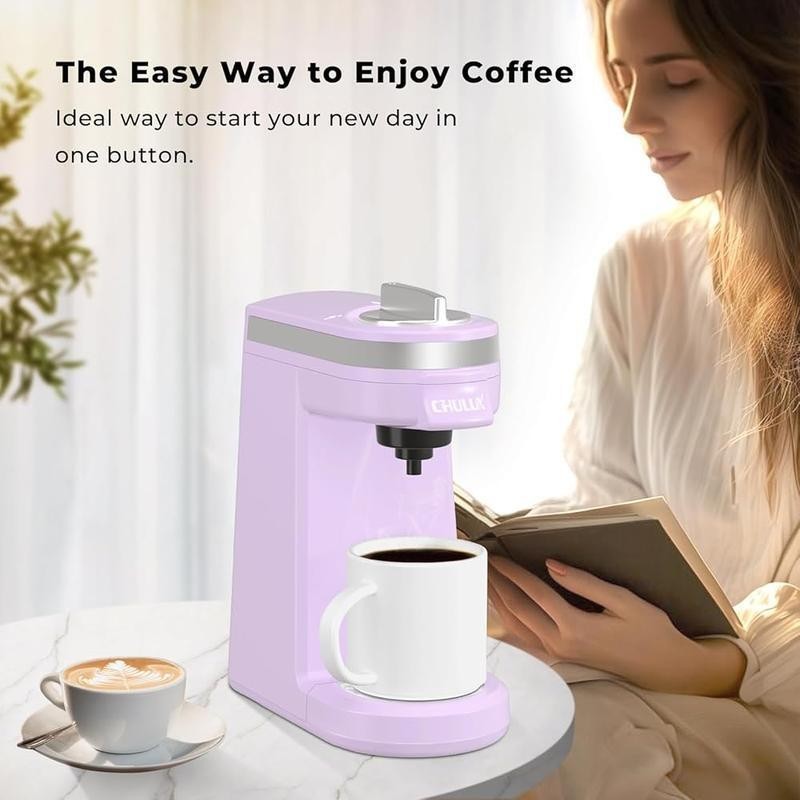 Mini Coffee Maker Single Serve Machine K Cup Compact Portable Easy Brew 1 Cup US
