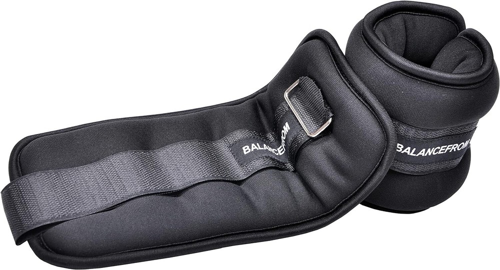 Multi-Functional Adjustable Soft Ankle Wrist Arm Leg Weights - 8lbs per pair