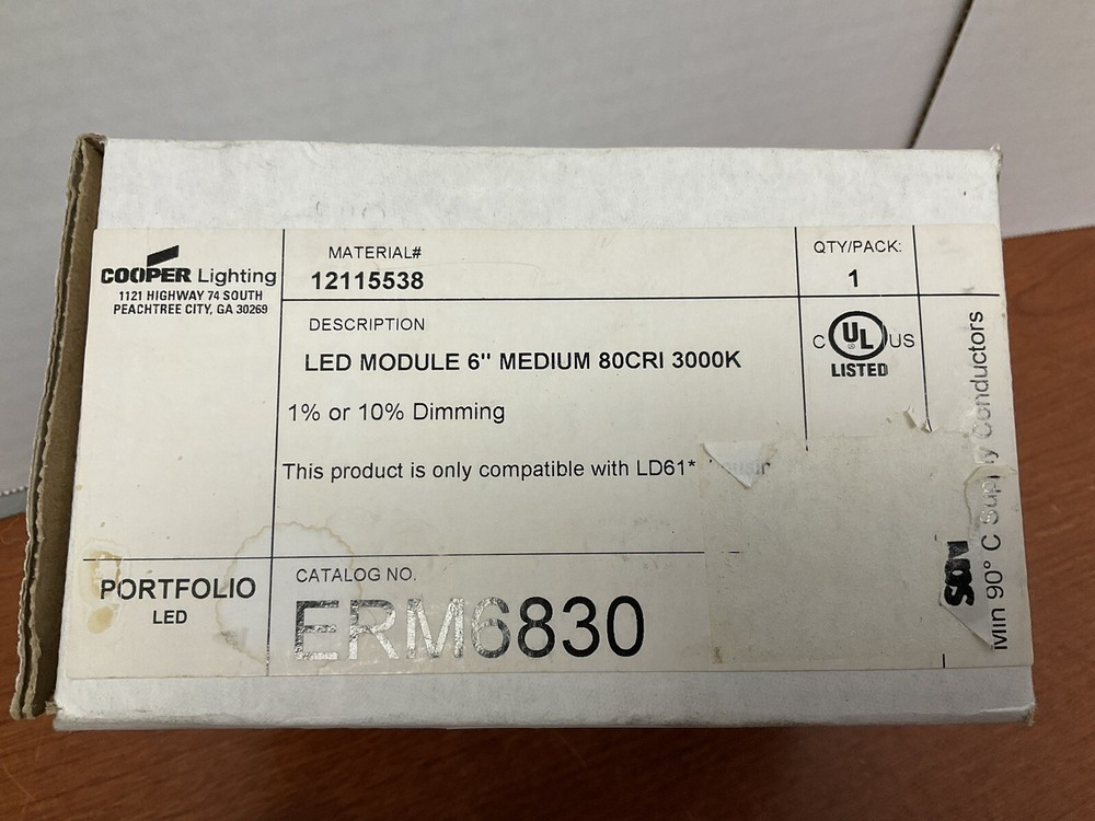 Cooper Lighting ERM6830 Module 6" Medium 80CRI 3000K