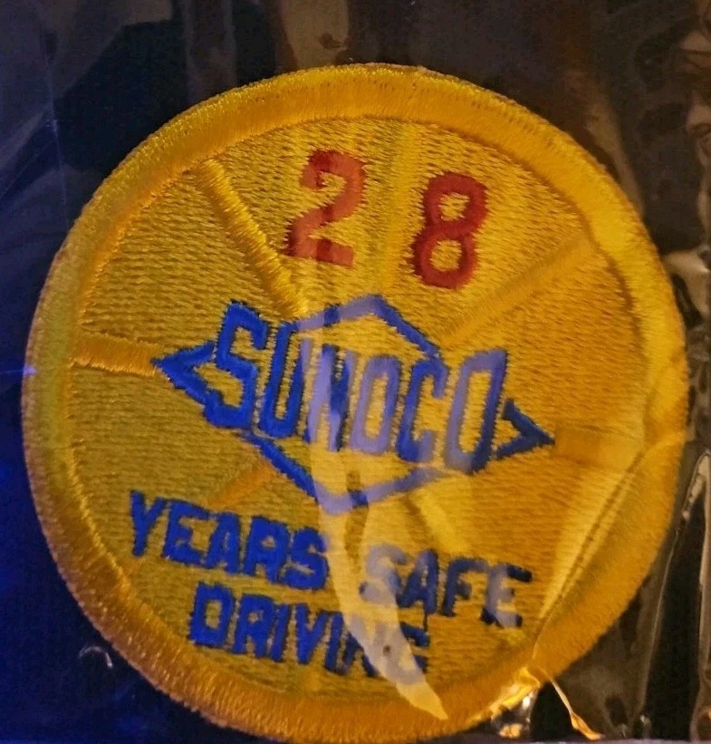 28 Years Safe Driving Sunoco Patch #54