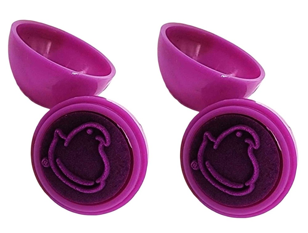 Peeps 2 Pack Easter Egg Stamping Postcard Set Ink Stampers Easter Basket