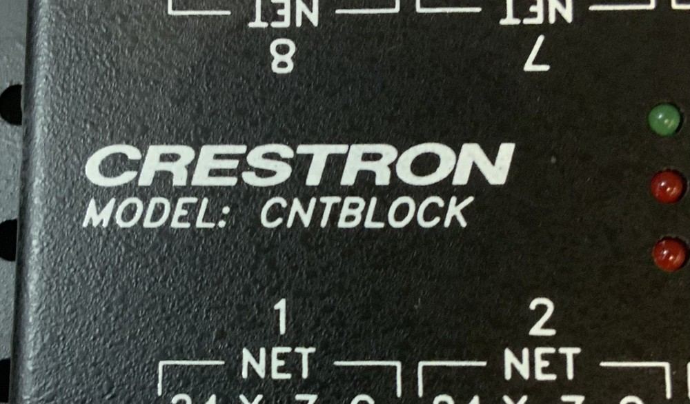 Crestron C2N-VEQ4 4 Channel Volume Equalizer Controller, Black "W1C"