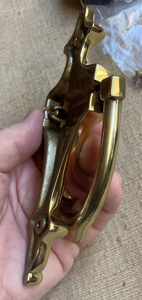 Things Remembered Solid Brass Hand Crafted Door Knocker “Phillips” Made In Spain