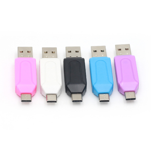 5pcs SD/TF Card Reader USB2.0 High Speed Memory Card Reader For Cellphone And PC