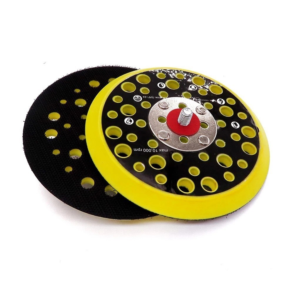 Replacement 125mm 44 Holes Sander Backing Pad Hook&Loop Dust Sanding Disc