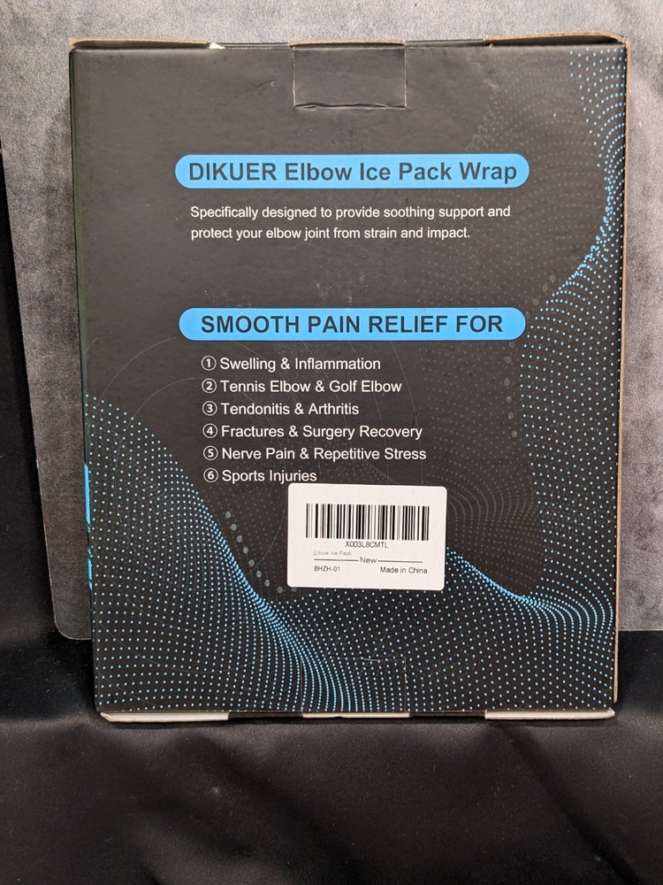 New Dikuer Elbow Ice Pack Wrap