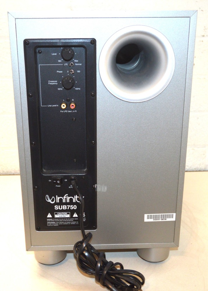 Infinity SUB750 Powered Subwoofer System for Home Theater