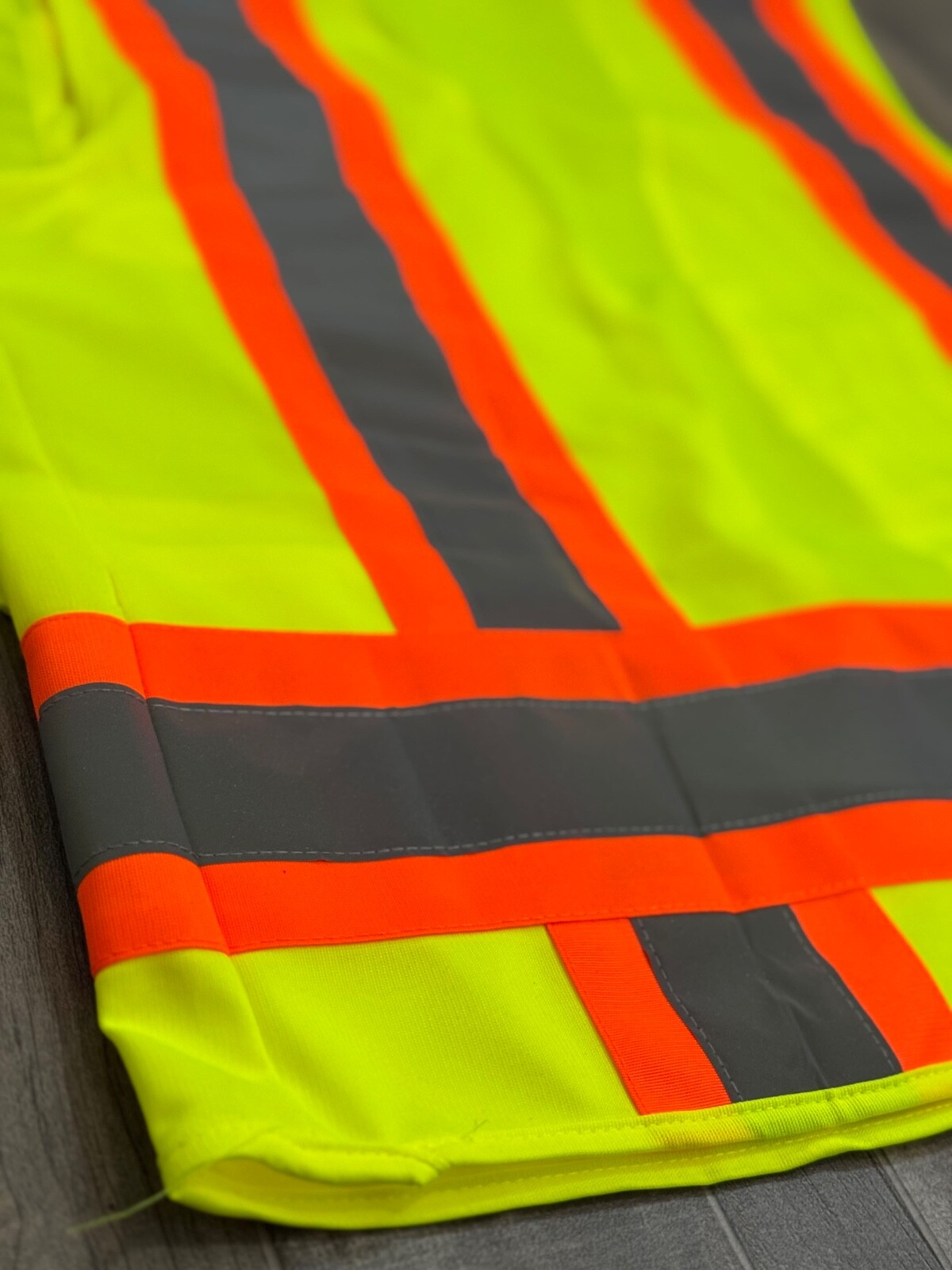 Reflective Tape Safety Work Vest High Visibility Pockets Hi Vis ANSI Class 2