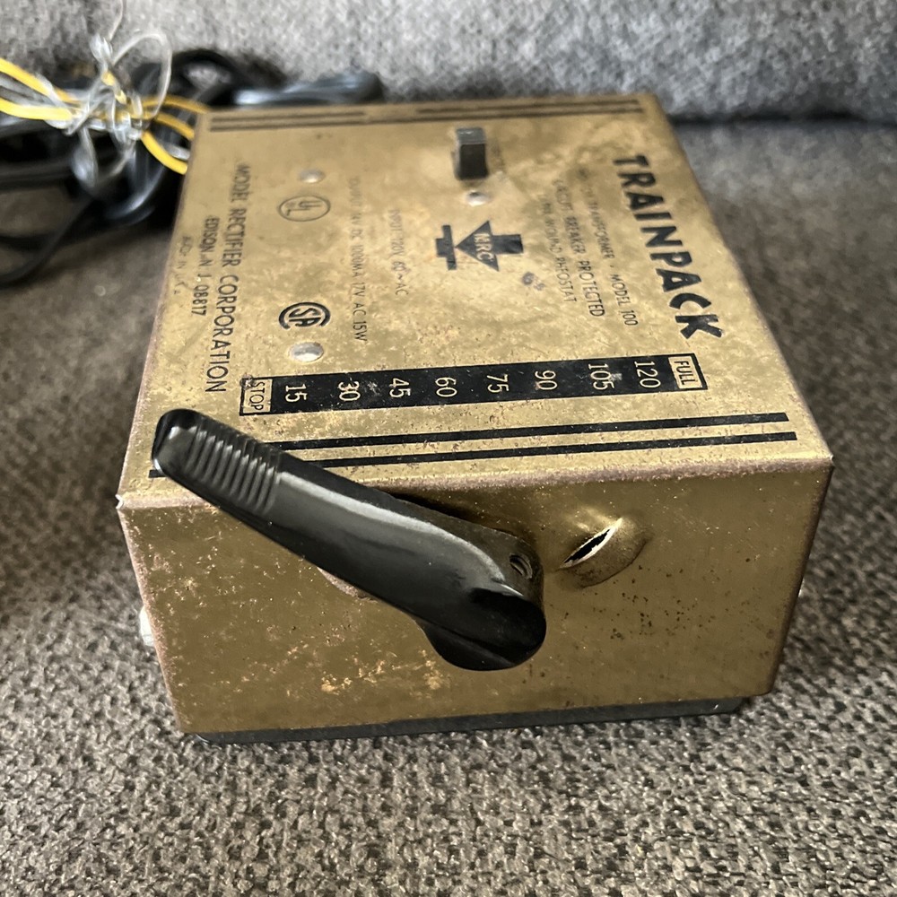 Vintage MRC HO Train Pack Control Transformer Model 100