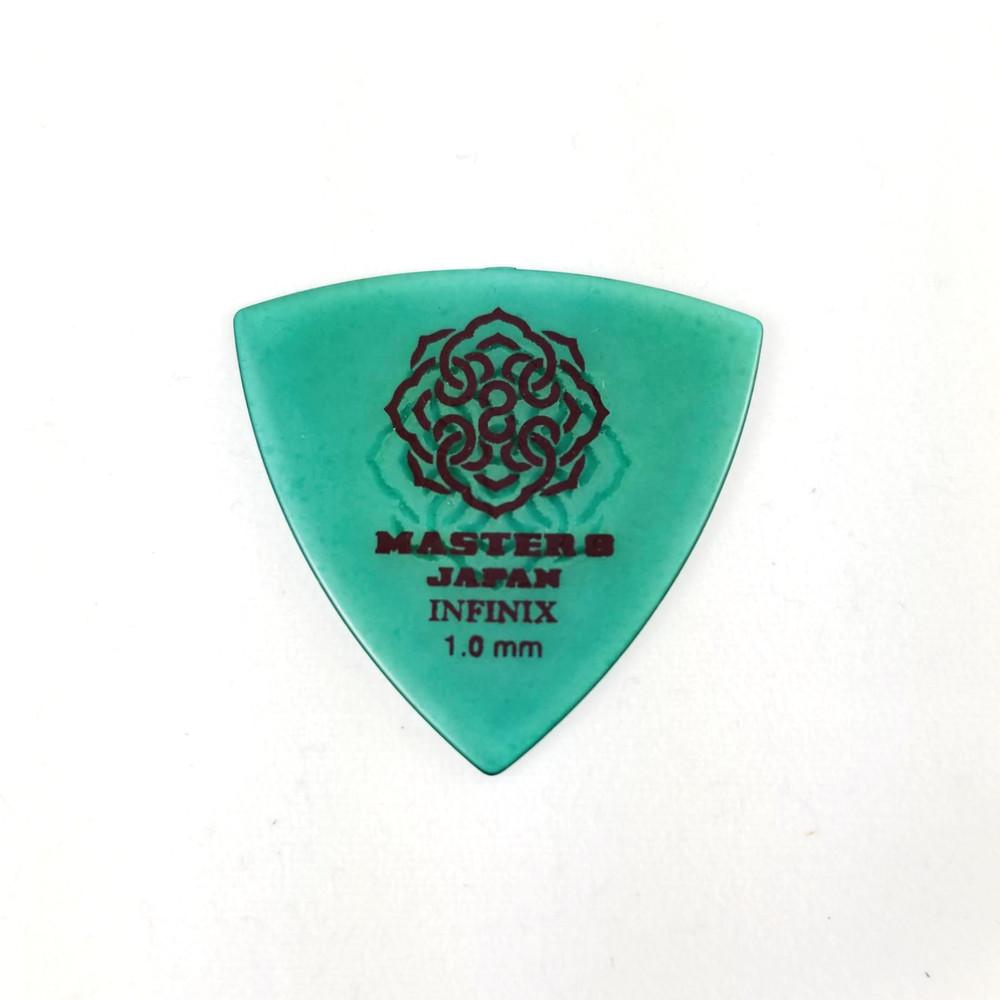 Master 8 Japan INFINIX Hard Polish Grip Triangle Pick - 1.0mm Heavy 6-Pack