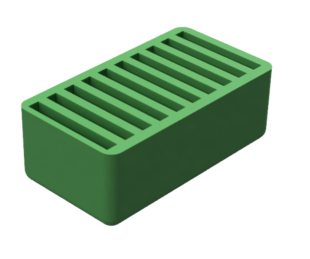 10 SD Card Holder Green