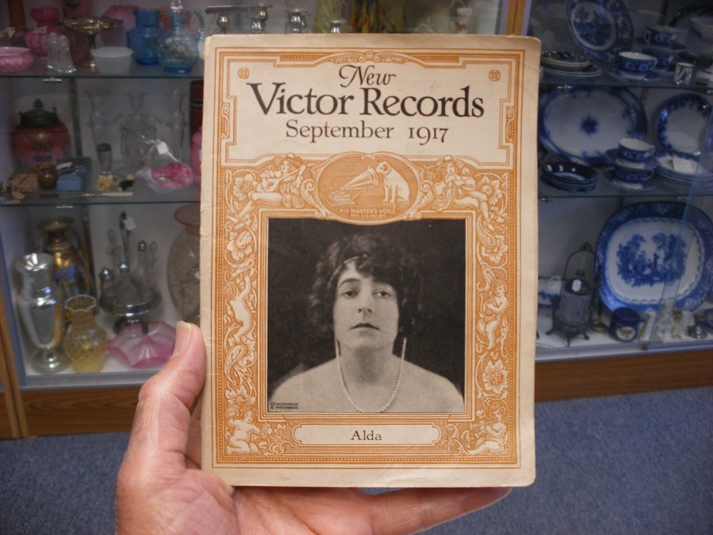 Original Victor Phonograph Record Catalog - Dated September, 1917