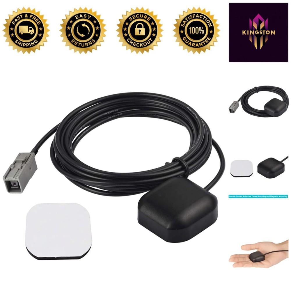 Compact GPS Antenna for Reliable Navigation - Compatible with Clarion & Alpine
