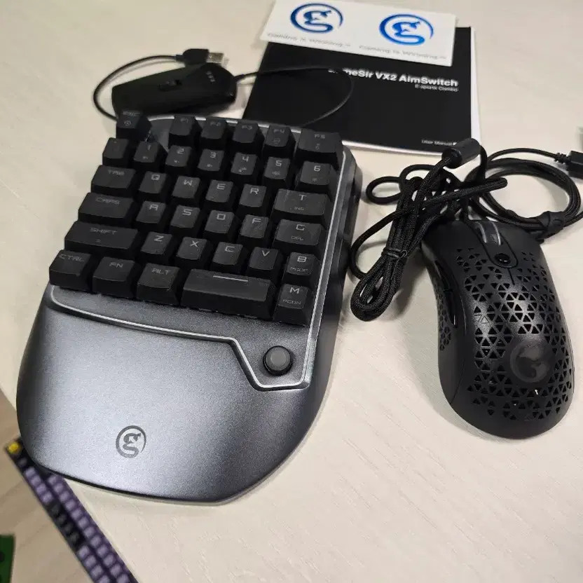 VX2 AimSwitch Wireless FPS One-Hand Keyboard & Mouse Set