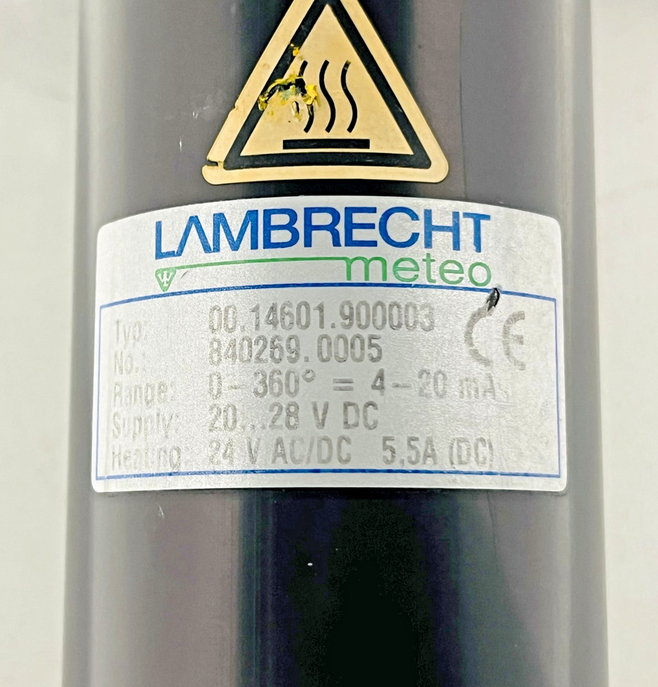 Lambrecht Meteo Wind Speed Anemometer 00.14601.900003 Untested