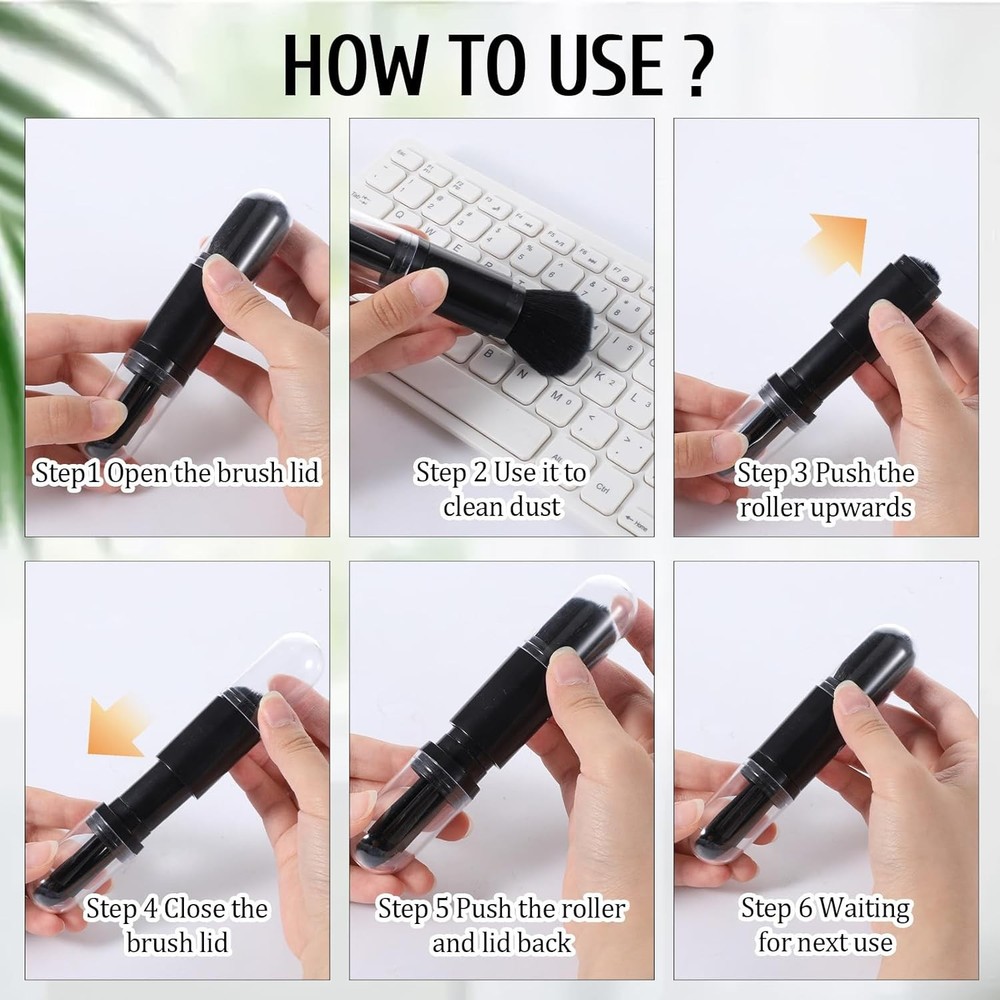 4 Pack Exquisite Duster Brush Kit Mini Keyboard Cleaning Brushes Kit Model