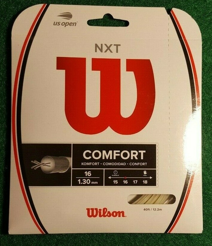 NEW WILSON NXT 16 (1.30) TENNIS STRING!!! WHITE PACK!!!