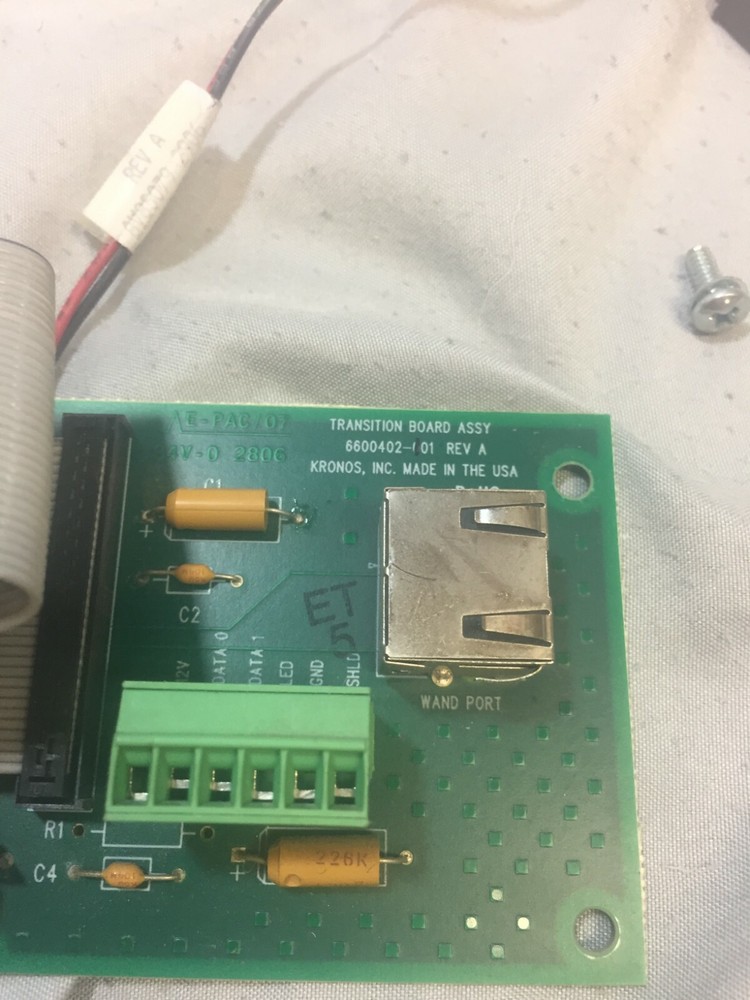 Kronos Time Clock 4500 Transition Assembly Board 6600415-001