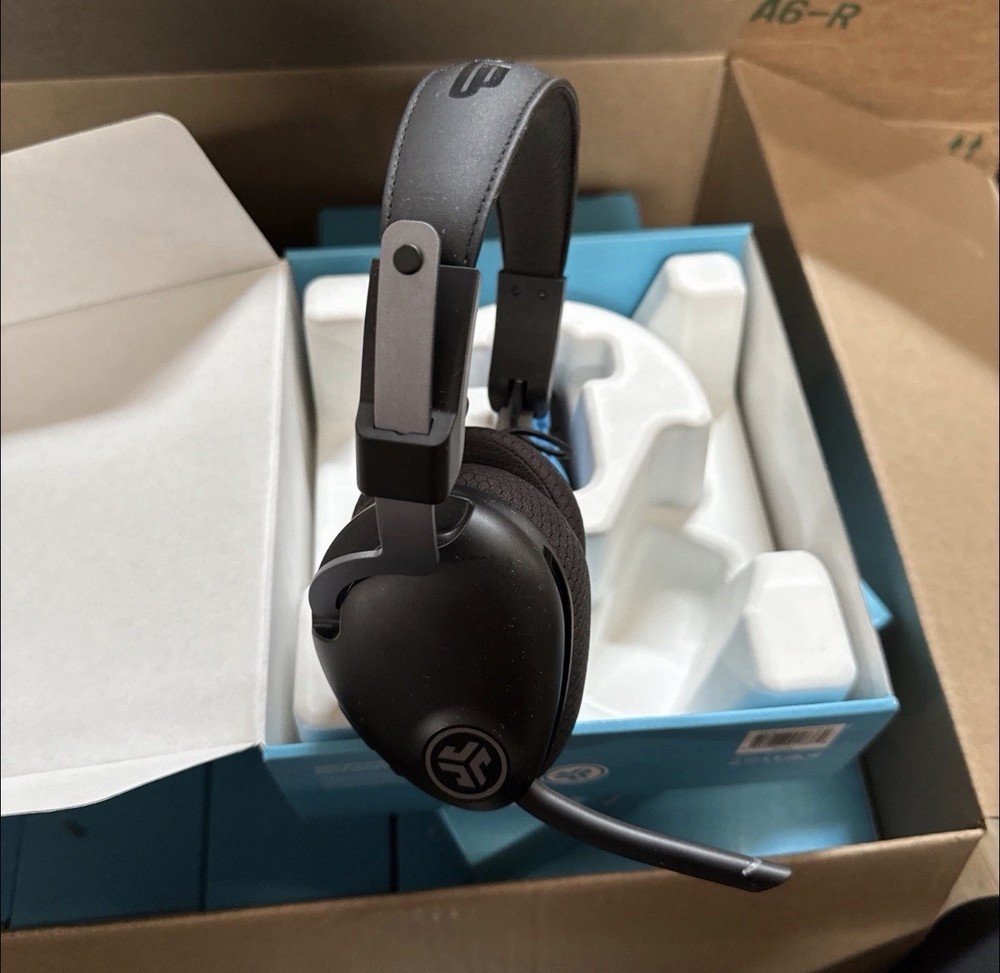 JLab JBuds Work Wireless Headset with Microphone Over Ear Computer Headsets 60HR