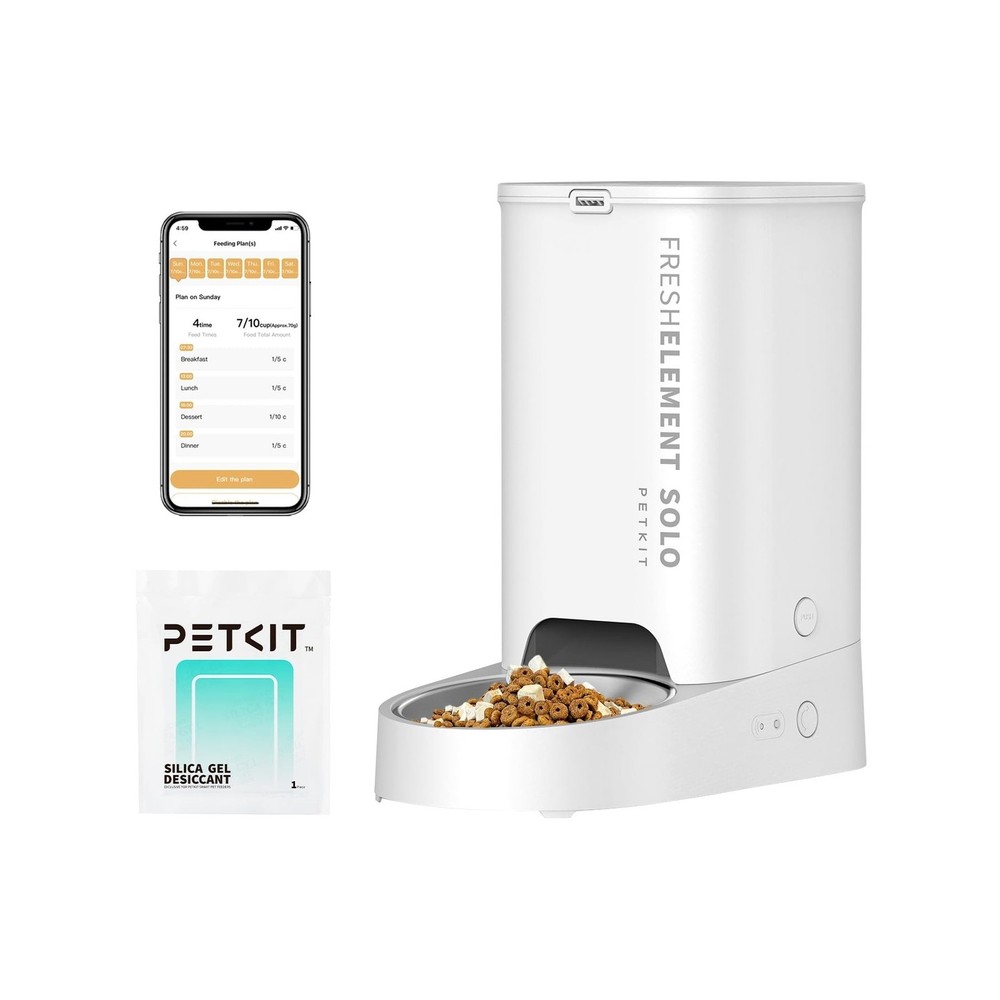 PETKIT Automatic Cat Feeder, 2.4G WiFi Automatic Dog Feeder, App Control Pet ...
