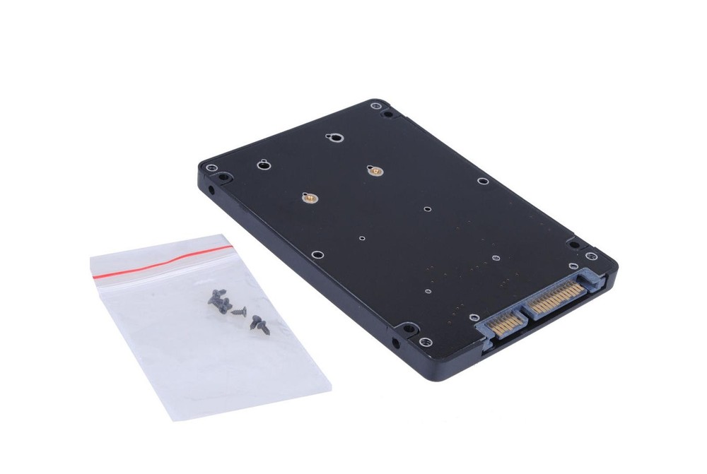 2.5 Inch SATA to mSATA SSD Enclosure Converter Internal / External Adapter